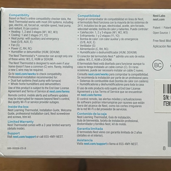 New! Google Nest Learning Thermostat (3rd gen) - Picture 6 of 14